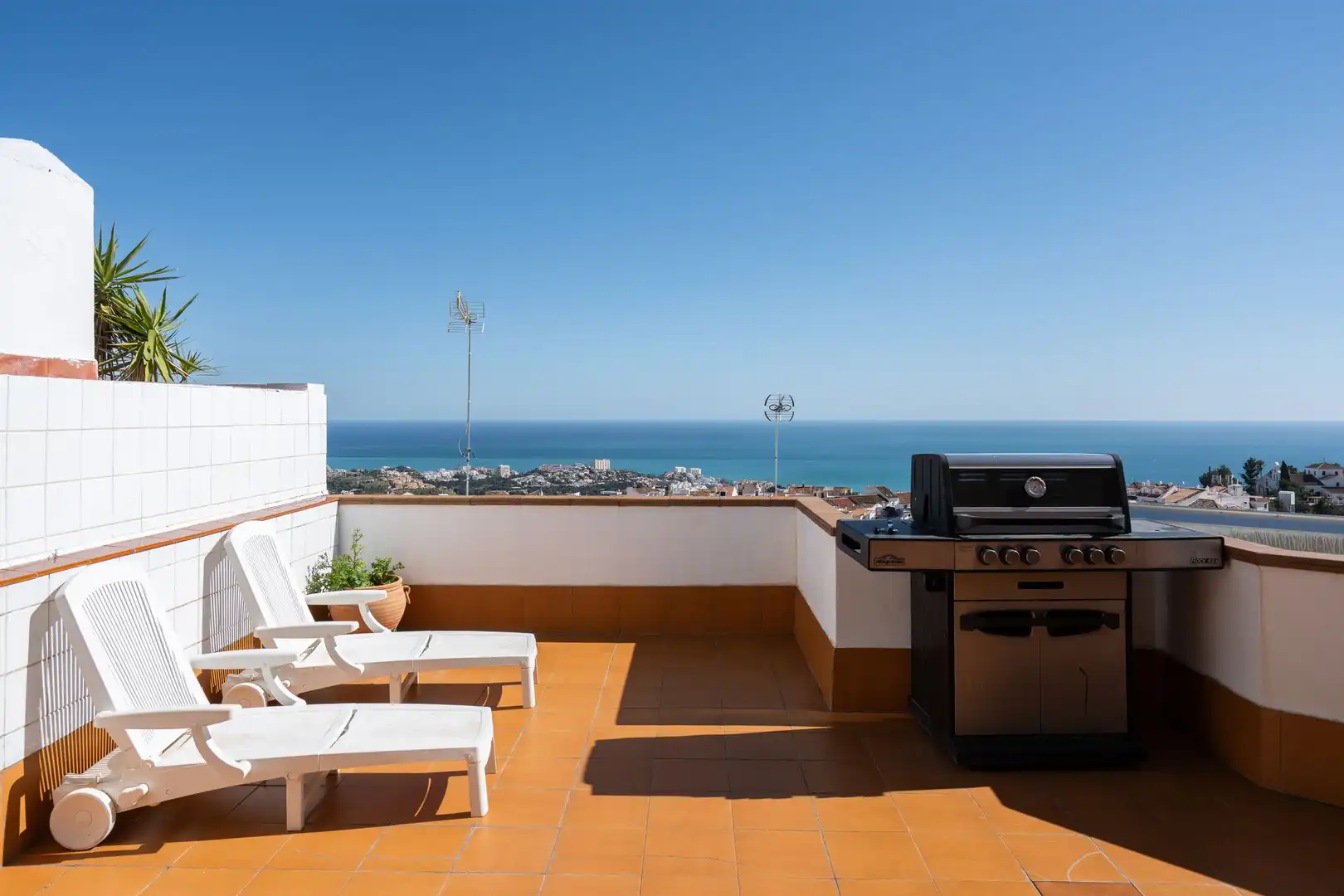 Terrassa de Casa adosada en venda en Benalmádena amb Terrassa i Balcó