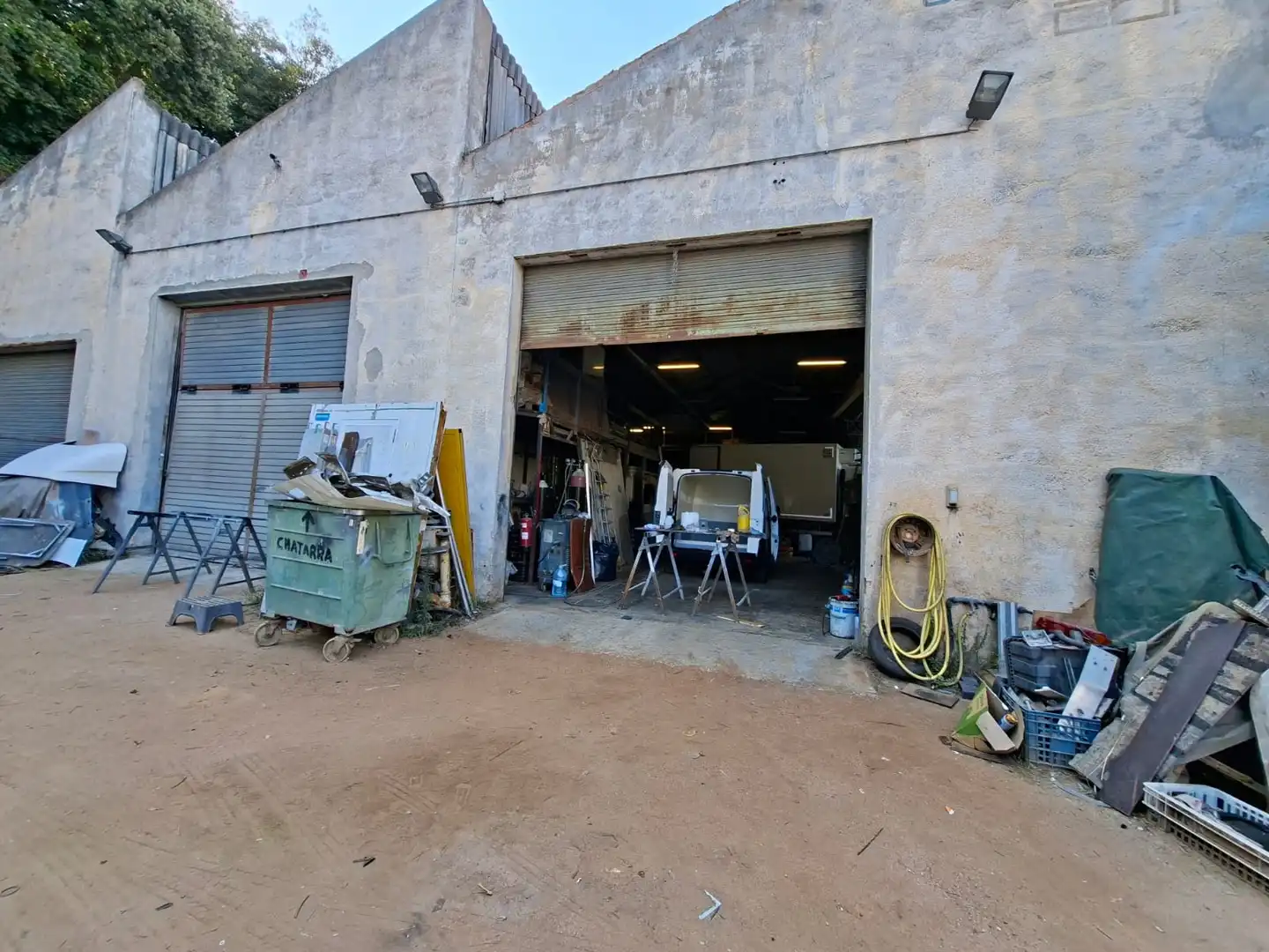 Vista exterior de Nau industrial en venda en Arbúcies