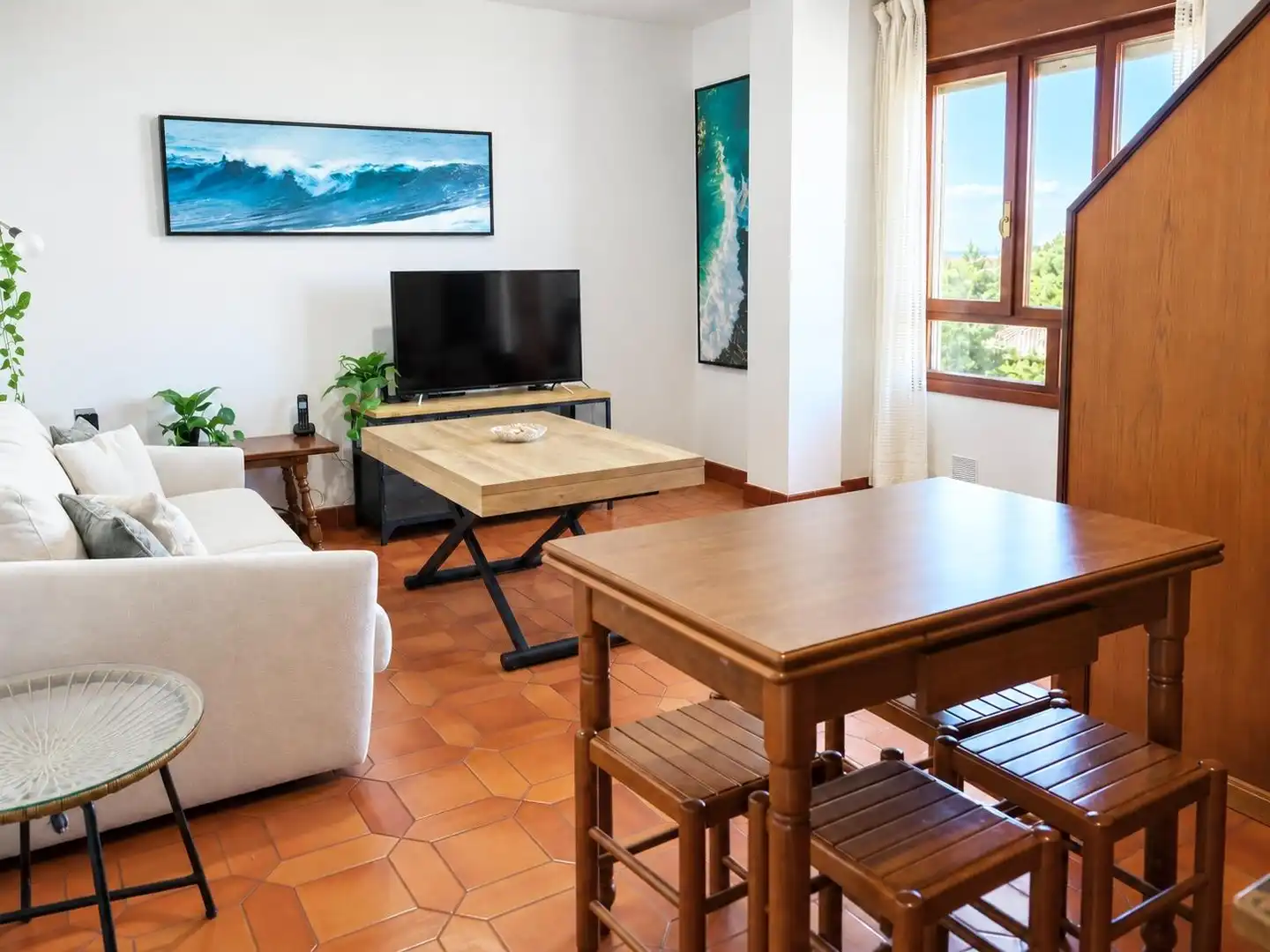 Living room of Attic for sale in Helgueras