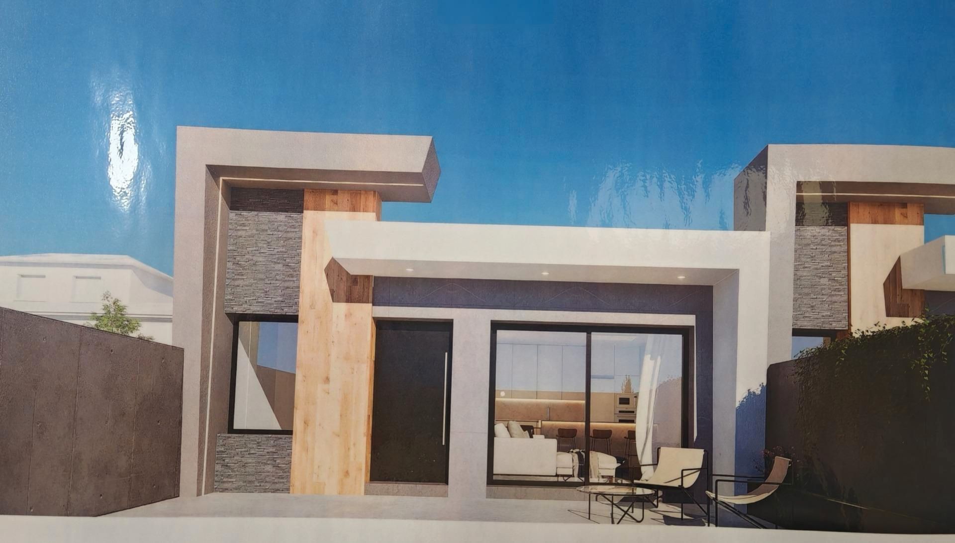 Exterior view of Single-family semi-detached for sale in Cúllar Vega