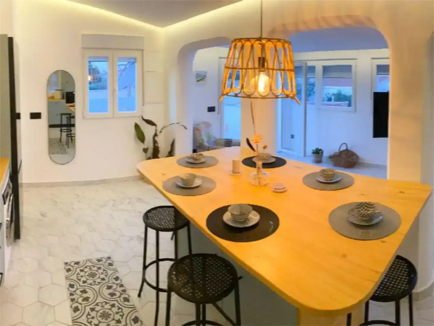 Comedor de Casa o chalet de alquiler en Oliva con Aire acondicionado, Piscina y Amueblado