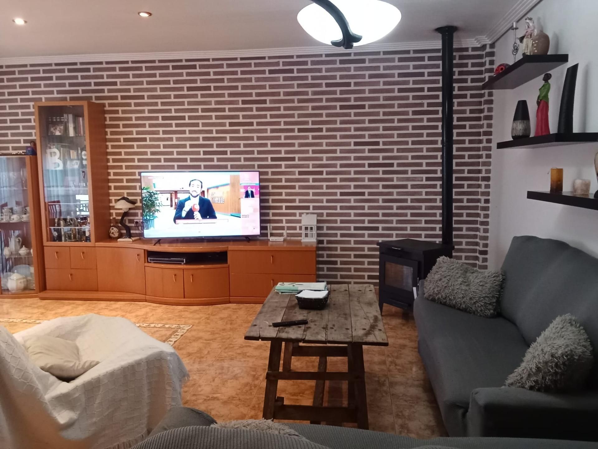 Sala d'estar de Casa o xalet en venda en  Murcia Capital amb Aire condicionat, Jardí privat i Balcó