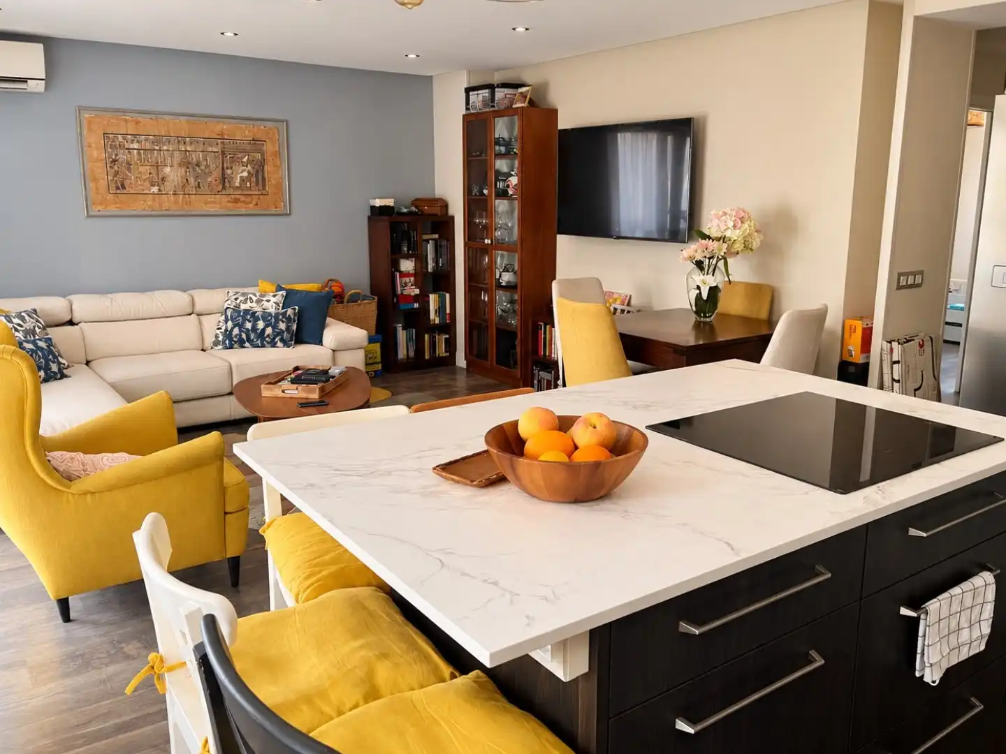 Living room of Flat for sale in Leganés  with Air Conditioner and Terrace