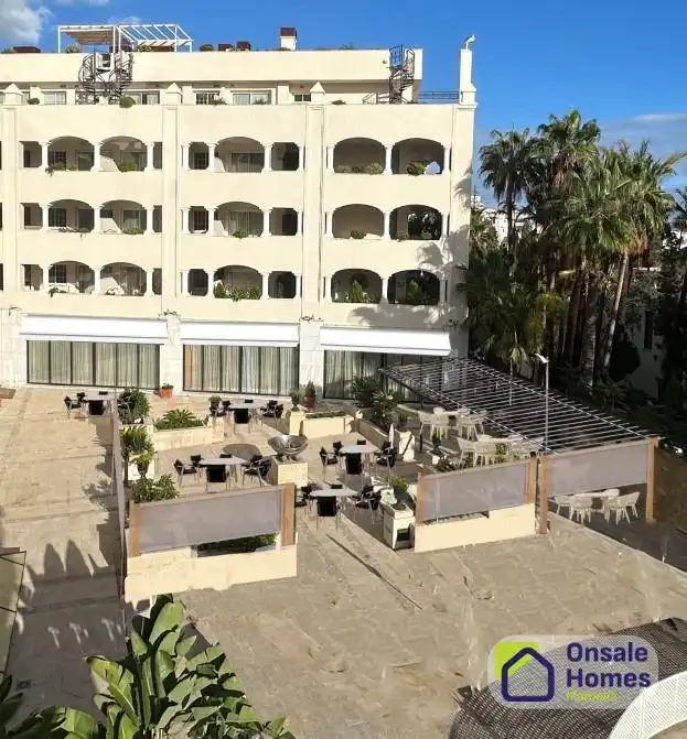 Terrasse von Geschaftsraum zur Miete in Marbella