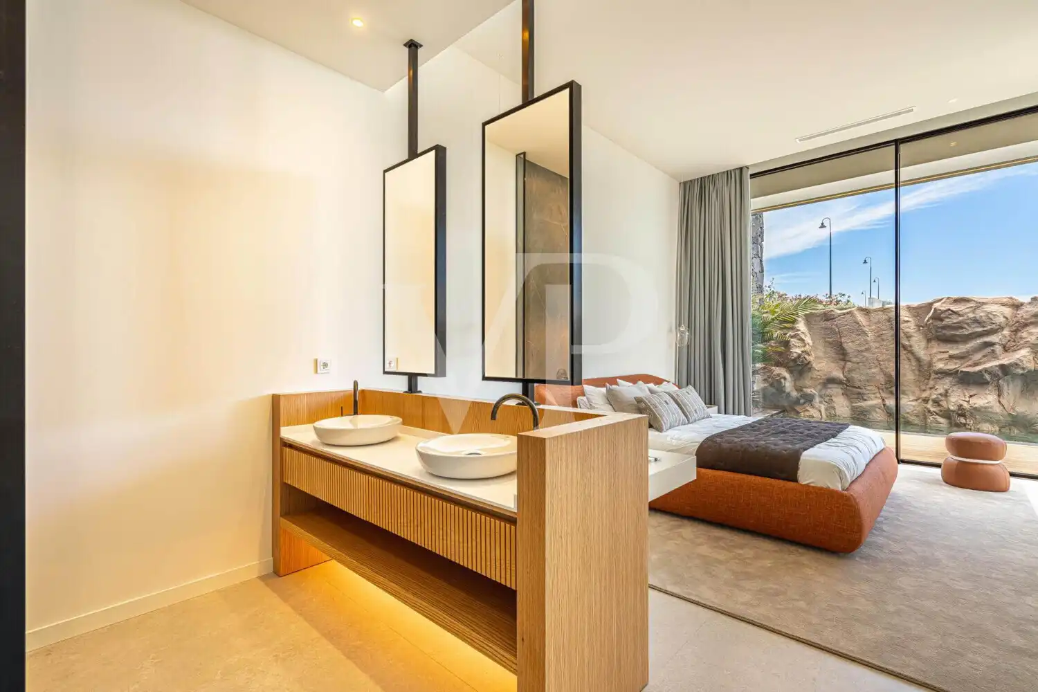 Schlafzimmer von Haus oder Chalet zum Verkauf in Guía de Isora mit Klimaanlage, Terrasse und Sauna