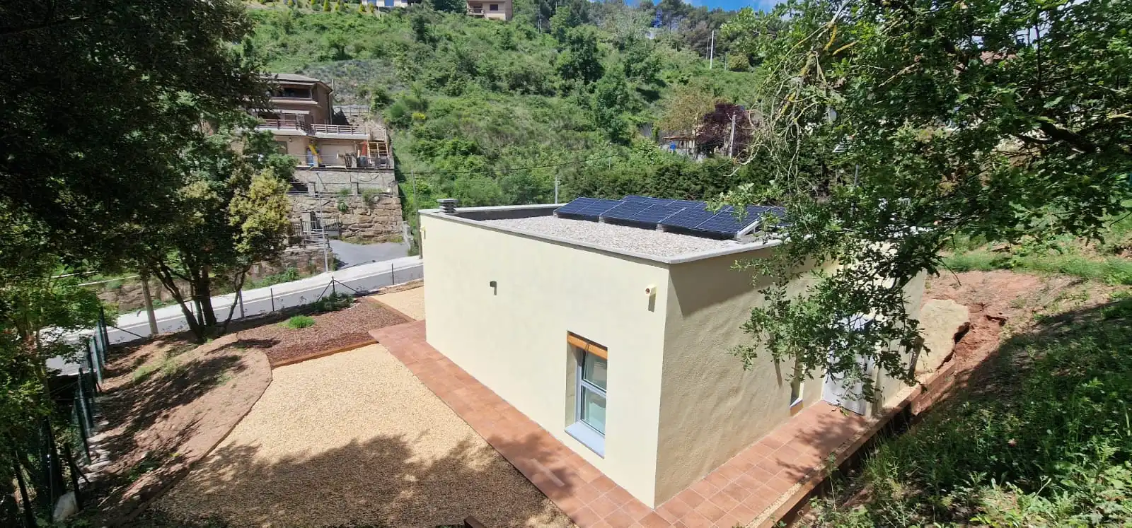 Außenansicht von Haus oder Chalet zum Verkauf in Moià mit Klimaanlage, Heizung und Privatgarten