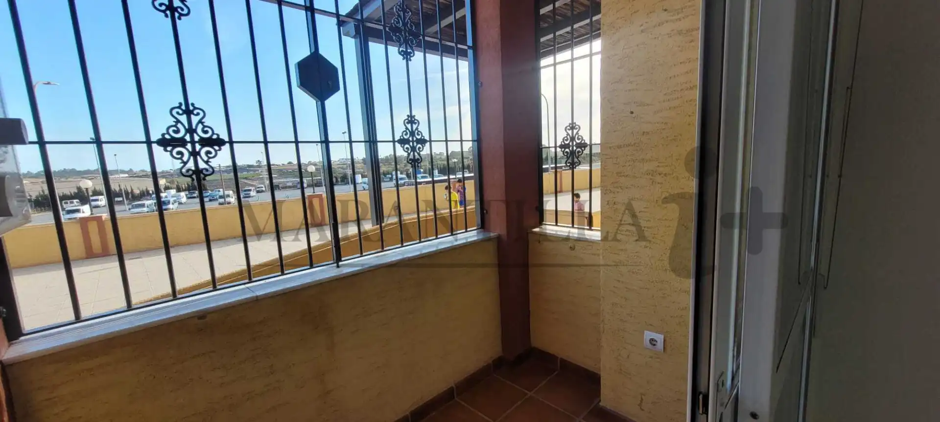 Balcony of Flat for sale in Lepe  with Air Conditioner, Terrace and Washing machine