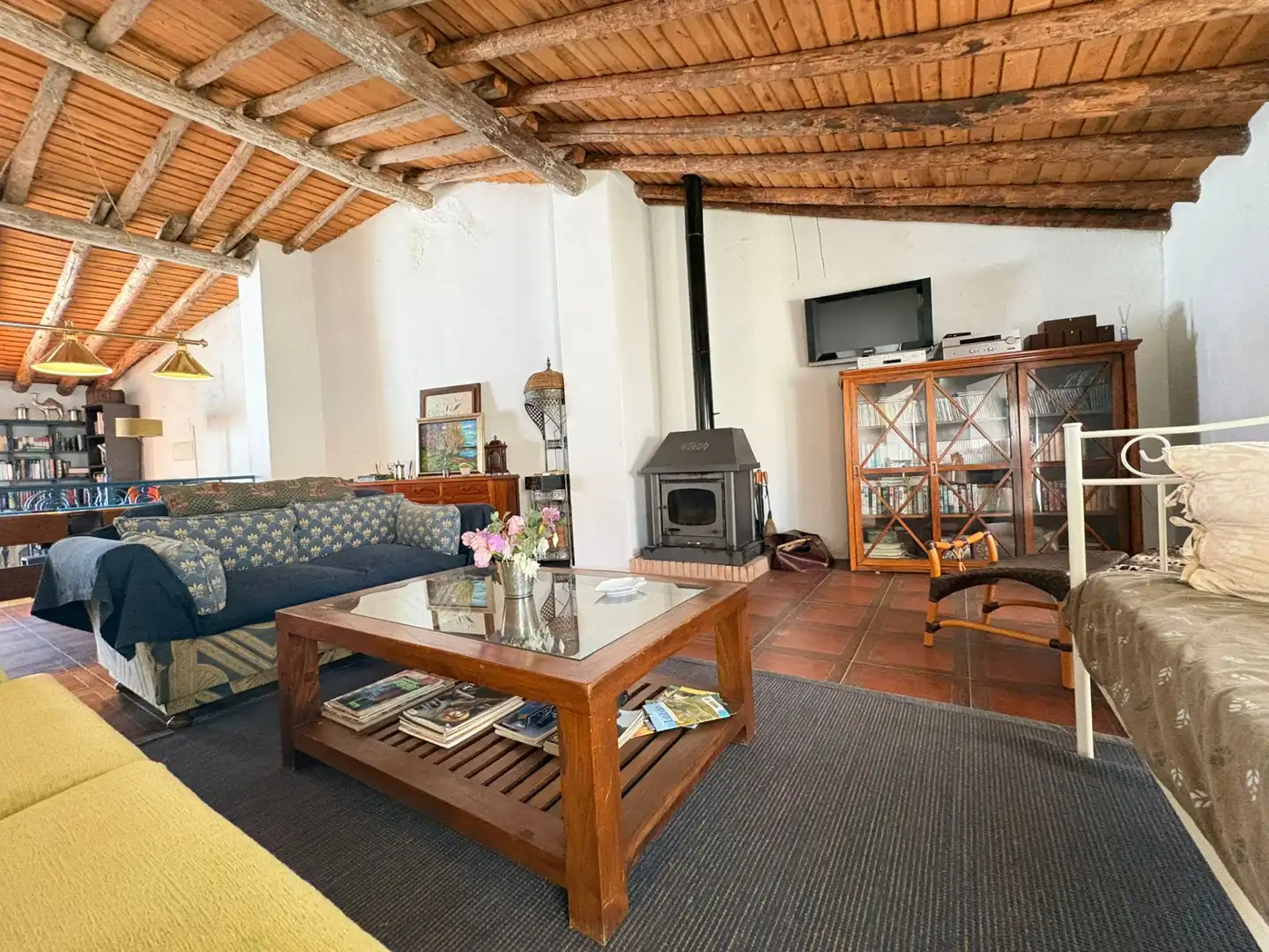 Living room of Houses for sale in Lobón  with Terrace, Storage room and Furnished