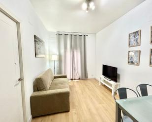 Living room of Apartment to rent in  Madrid Capital  with Air Conditioner, Heating and Furnished