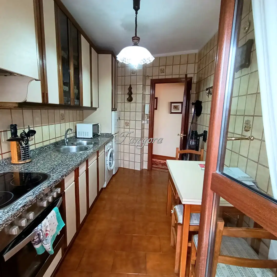 Cocina de Piso en venta en Getxo  con Calefacción, Parquet y Terraza