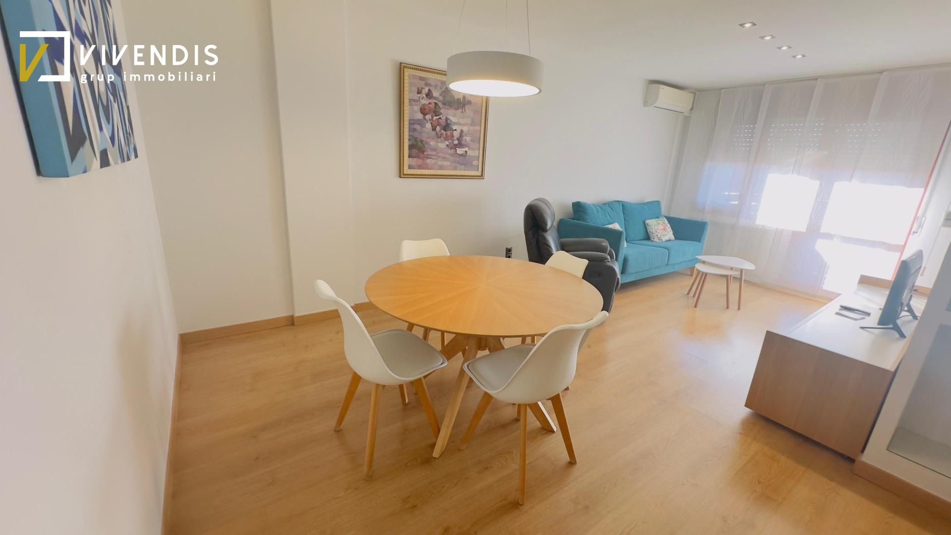 Dining room of Flat to rent in  Lleida Capital  with Air Conditioner, Heating and Parquet flooring