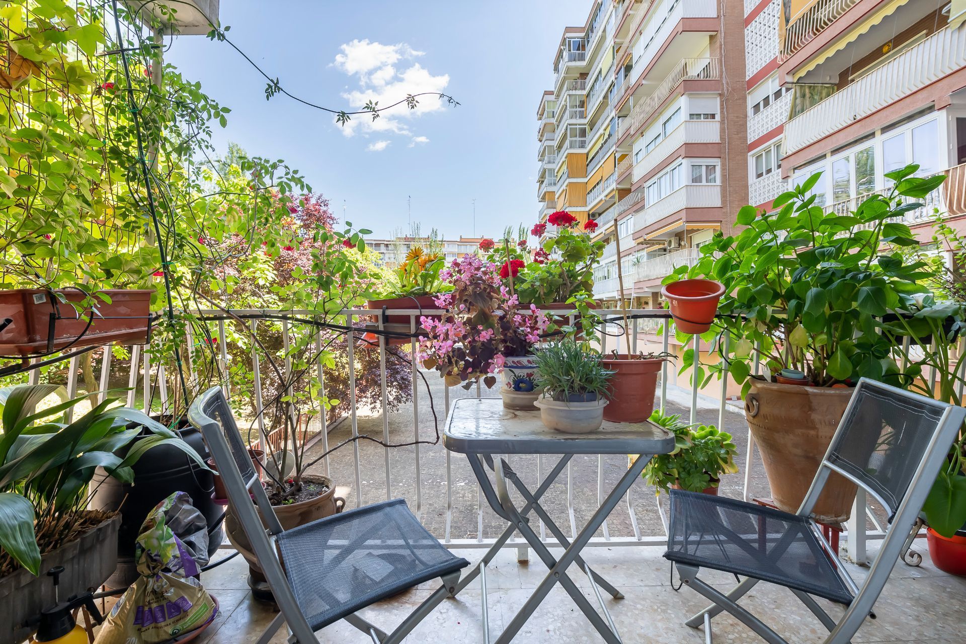 Balcony of Flat for sale in Móstoles  with Heating, Terrace and Community pool