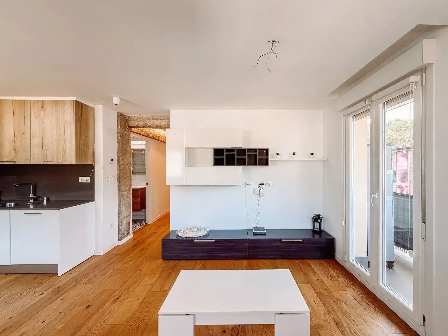 Living room of Flat for sale in Hernani  with Heating, Terrace and Furnished