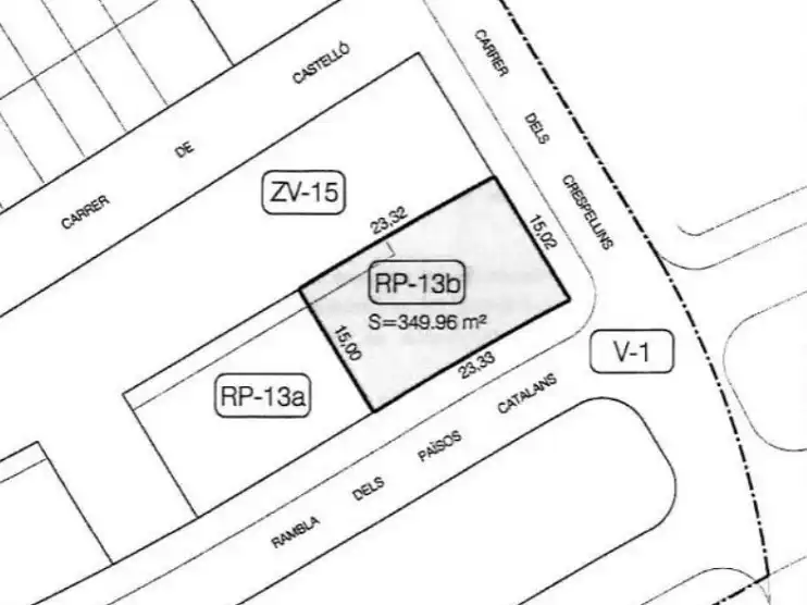 Residential land for sale in Carrer dels Crespellins 25, imagen 3