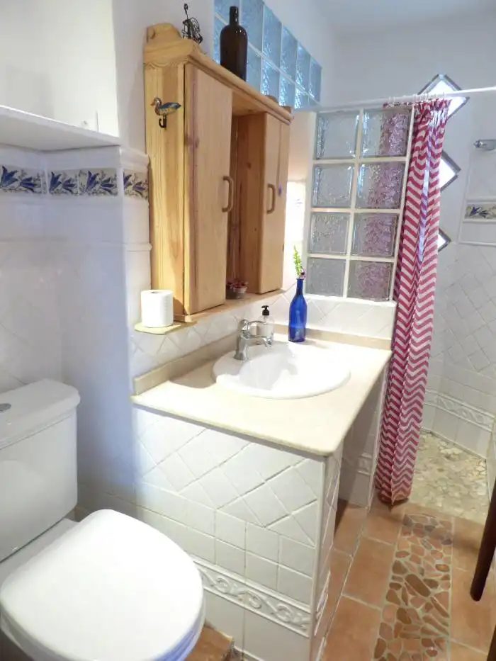 Baño de Casa o chalet en venta en Canillas de Aceituno con Aire acondicionado, Terraza y Amueblado