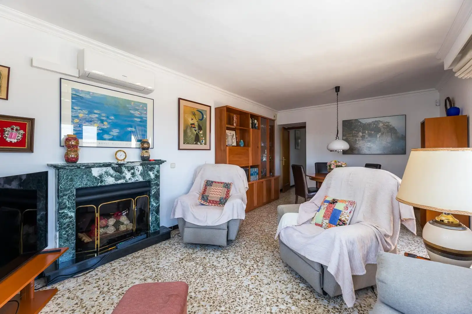 Sala d'estar de Àtic en venda en  Palma de Mallorca amb Calefacció, Terrassa i Traster