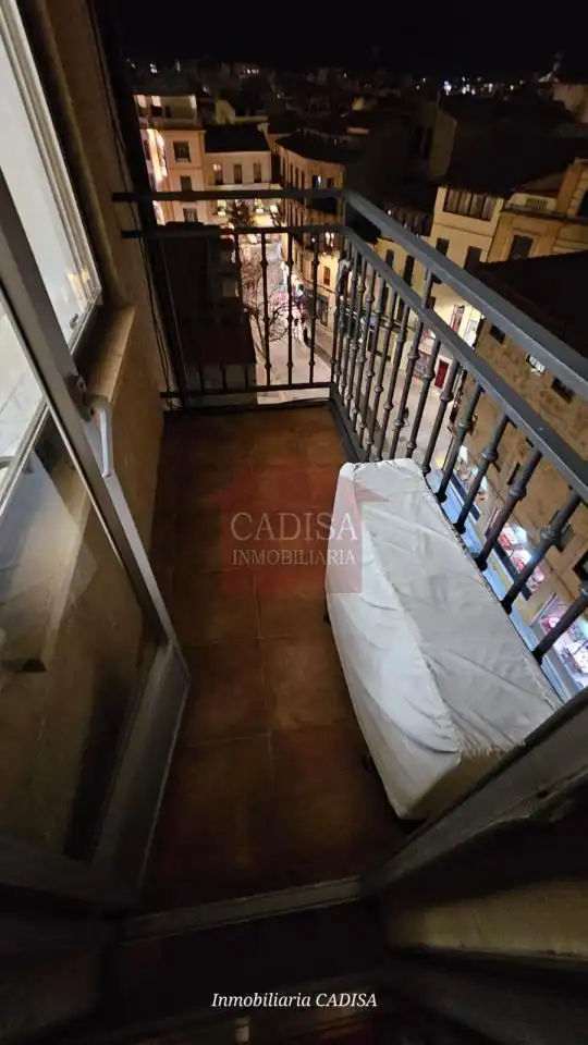 Balcony of Flat for rent in Salamanca  with Air Conditioner, Heating and Furnished