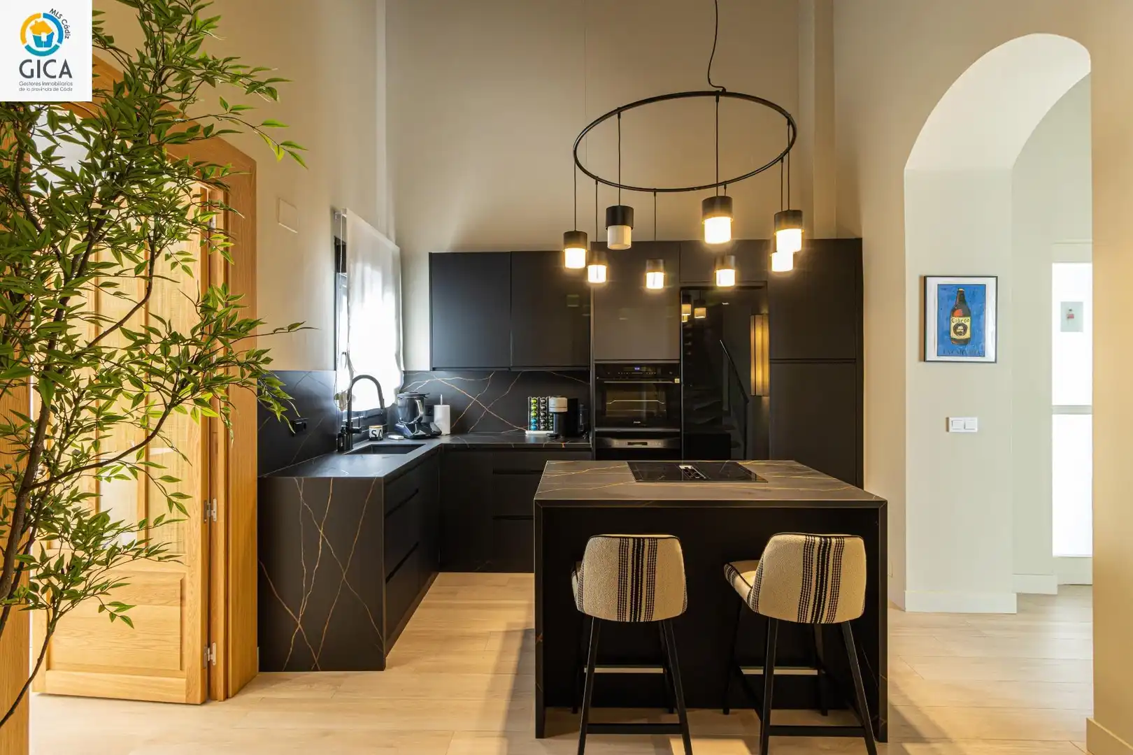 Küche von Maisonette zum Verkauf in Jerez de la Frontera mit Klimaanlage, Heizung und Whirlpool