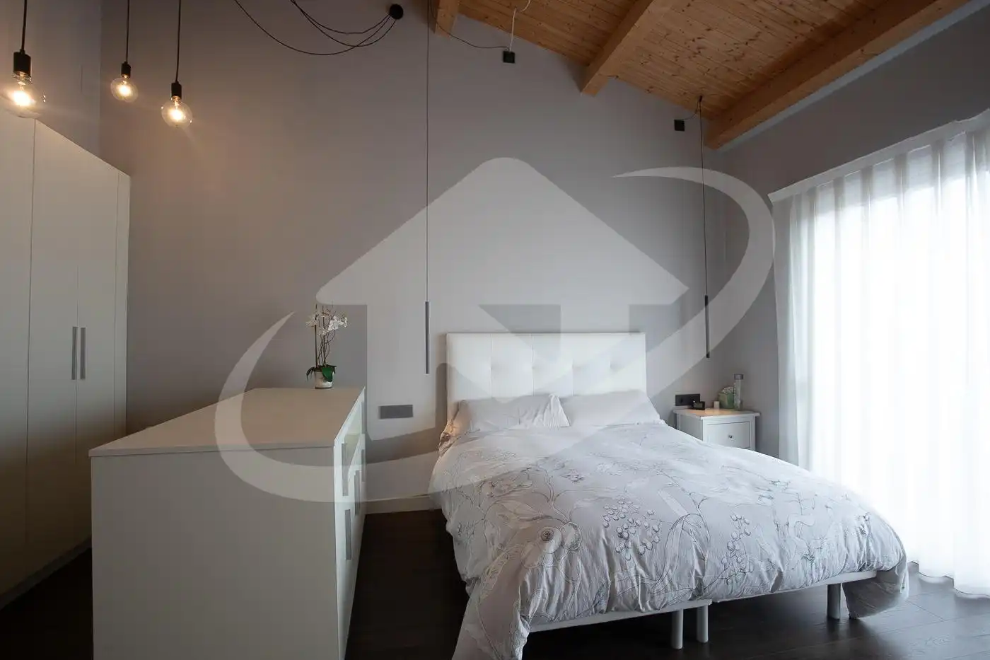 Bedroom of Houses for sale in Sabadell  with Heating, Private garden and Parquet flooring
