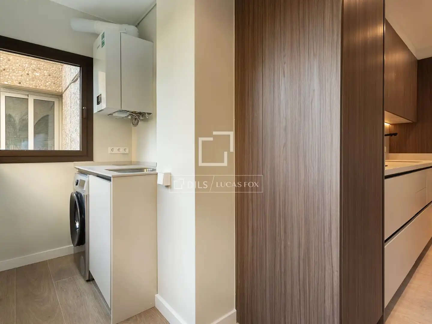 Küche von Wohnung zur Miete in Barcelona mit Klimaanlage und Heizung