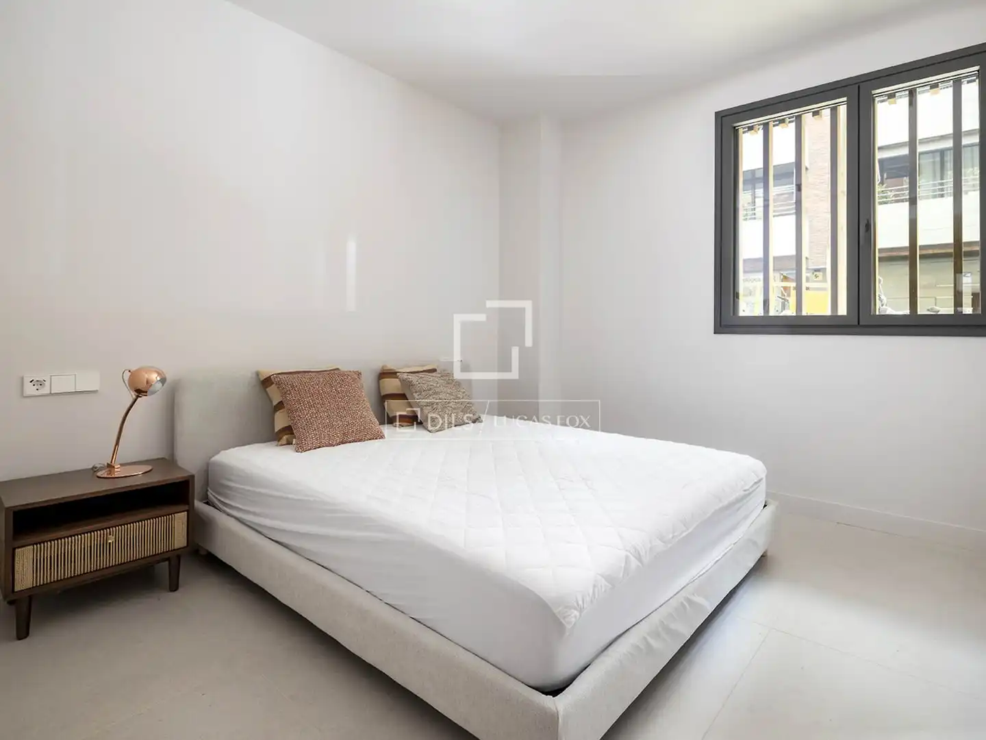 Schlafzimmer von Wohnung zur Miete in Barcelona mit Klimaanlage, Terrasse und Möbliert