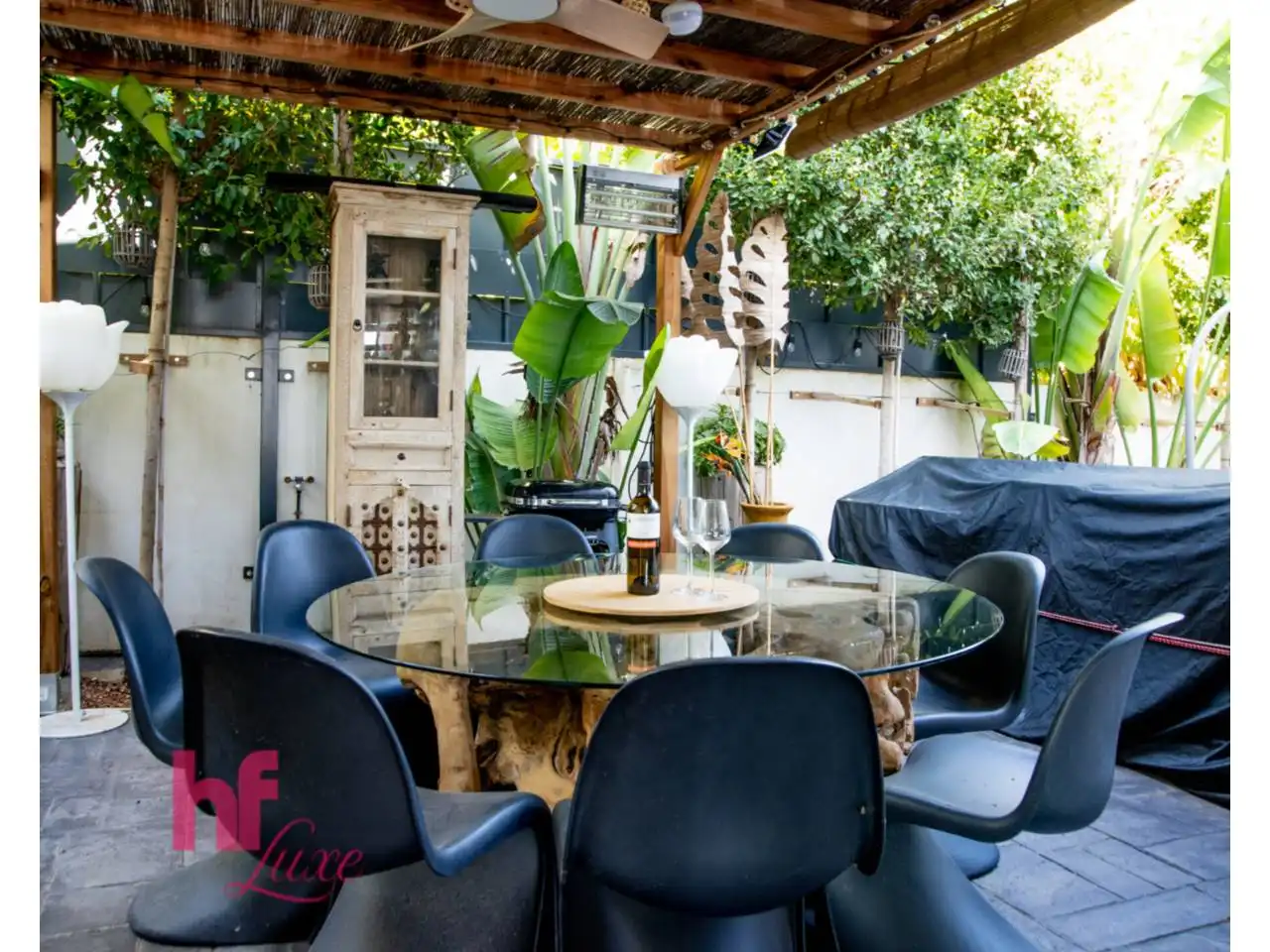 Terrassa de Casa o xalet en venda en Moraira amb Aire condicionat, Calefacció i Jardí privat