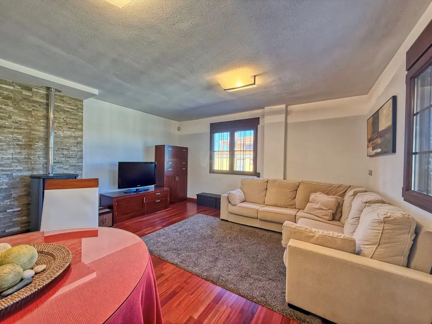 Living room of Flat for sale in Alcalá de la Selva  with Heating
