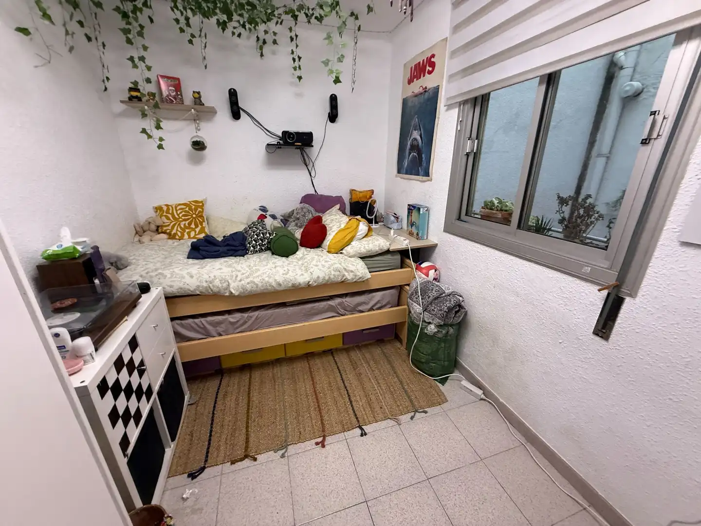 Schlafzimmer von Wohnung zum Verkauf in Santa Coloma de Gramenet mit Klimaanlage, Heizung und Terrasse