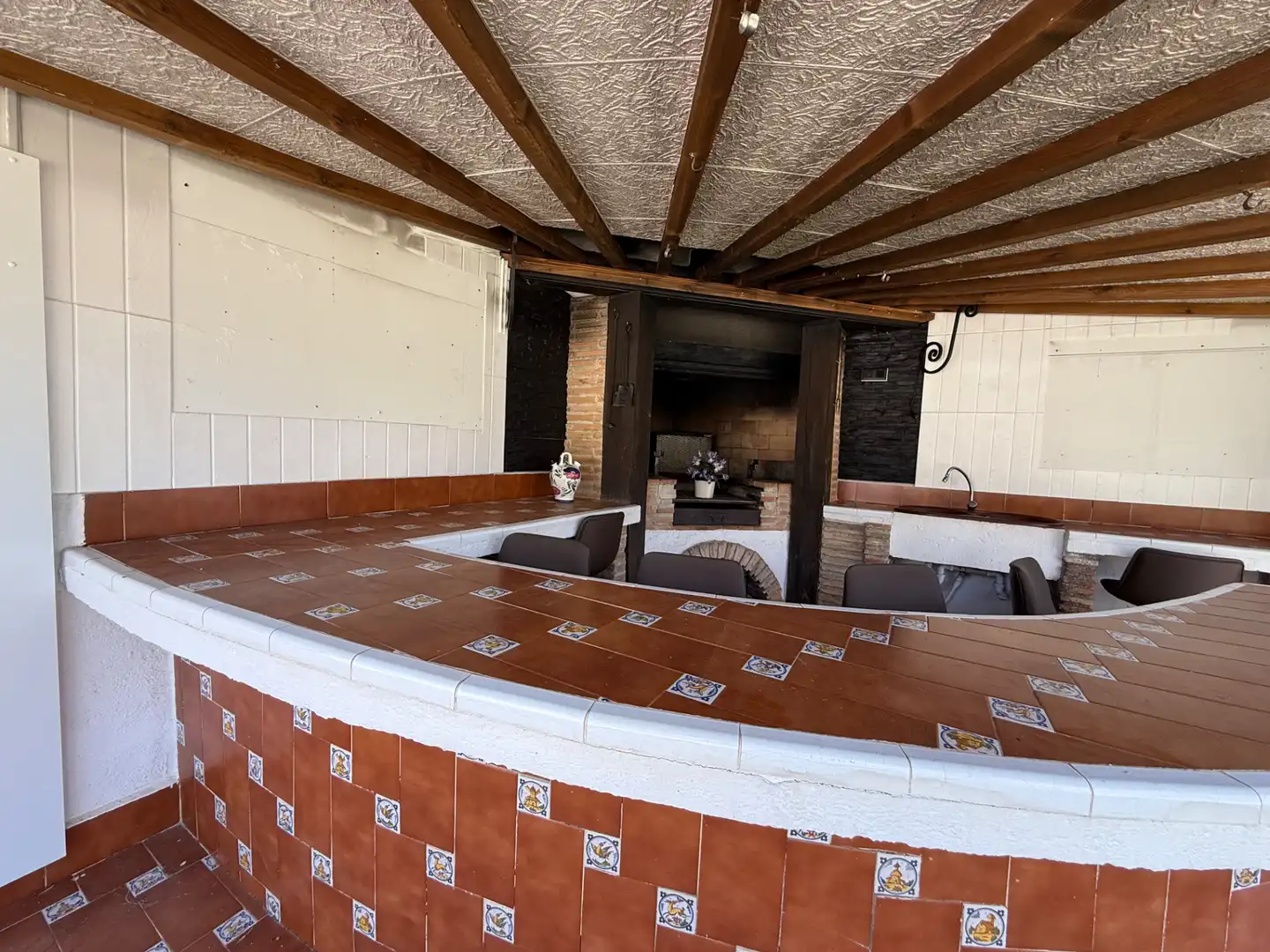 Terrace of Houses for rent in Dénia  with Air Conditioner, Heating and Private garden