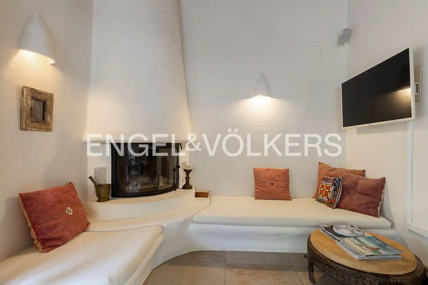 Sala de estar de Casa o chalet en venta en Jávea / Xàbia con Calefacción, Jardín privado y Terraza