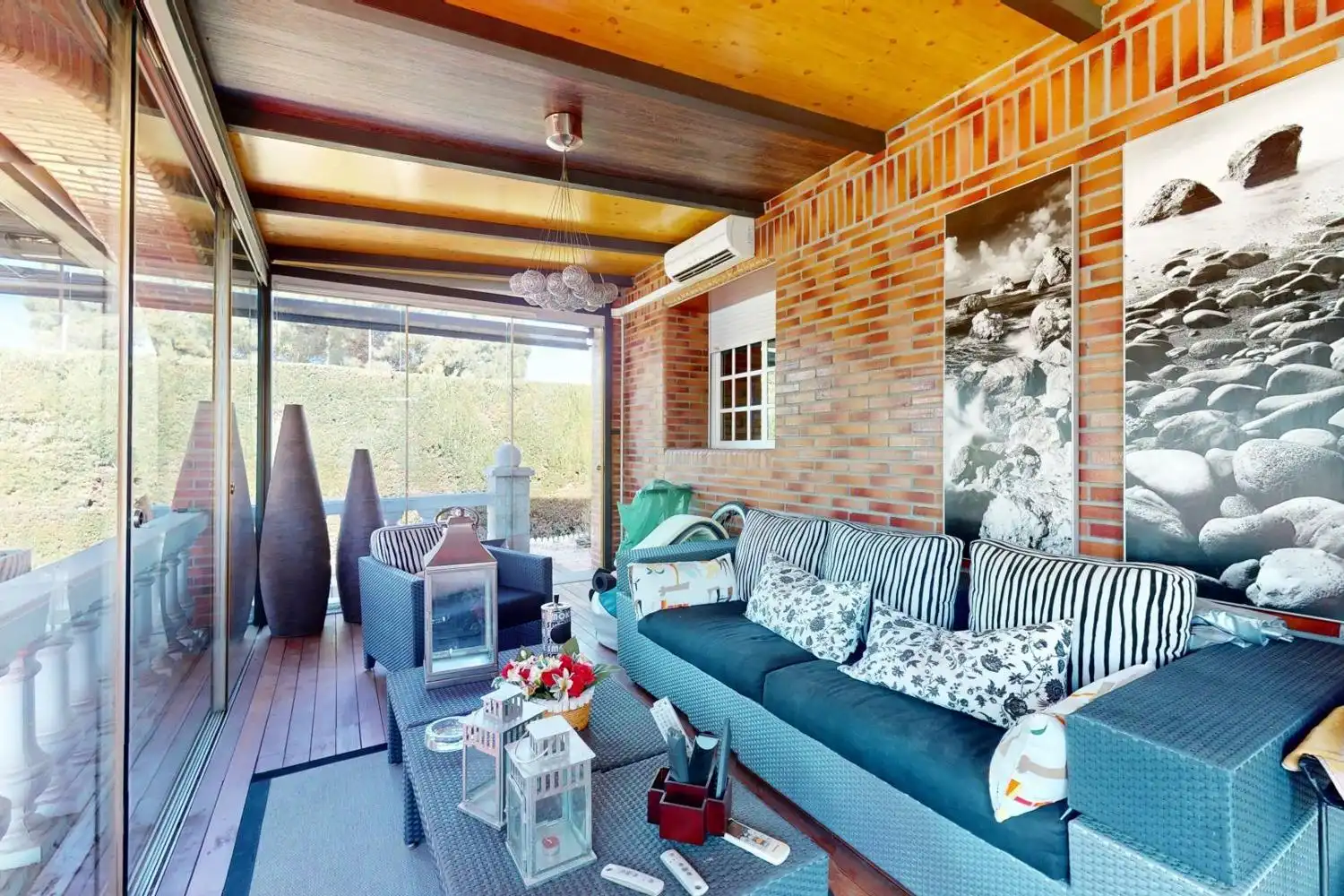 Terraza de Casa o chalet en venta en Alfajarín con Calefacción, Jardín privado y Terraza