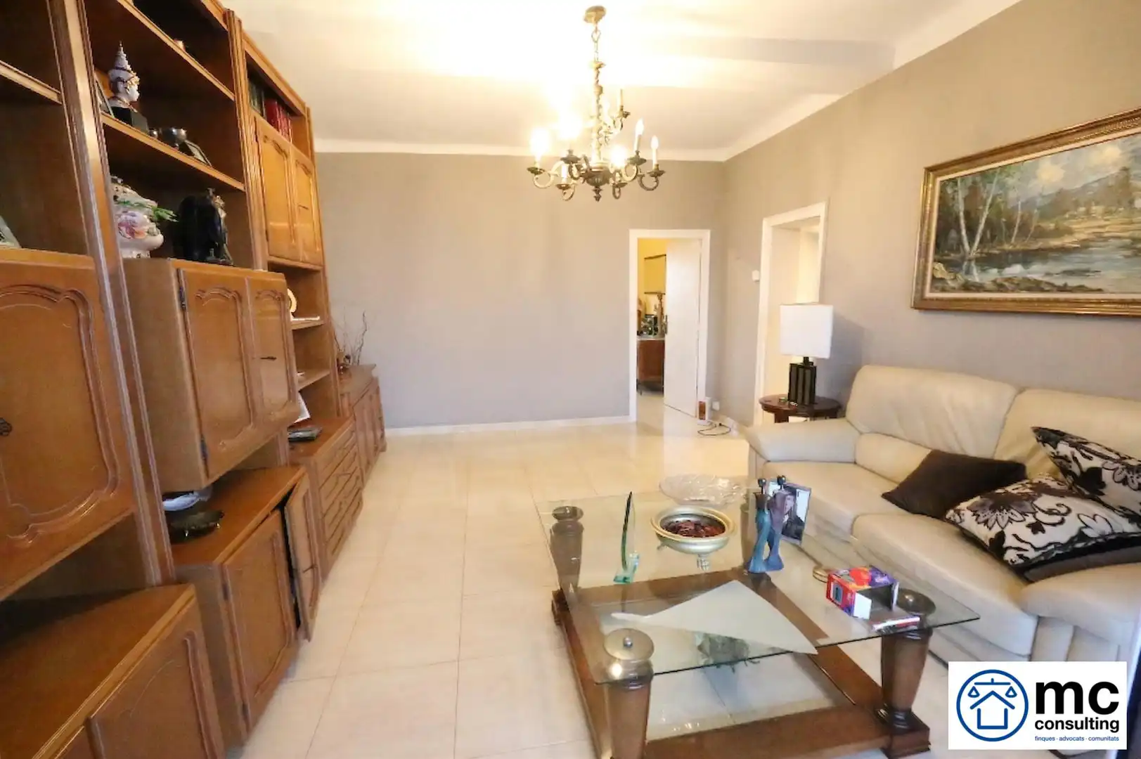 Living room of Flat for sale in Mataró  with Terrace and Balcony