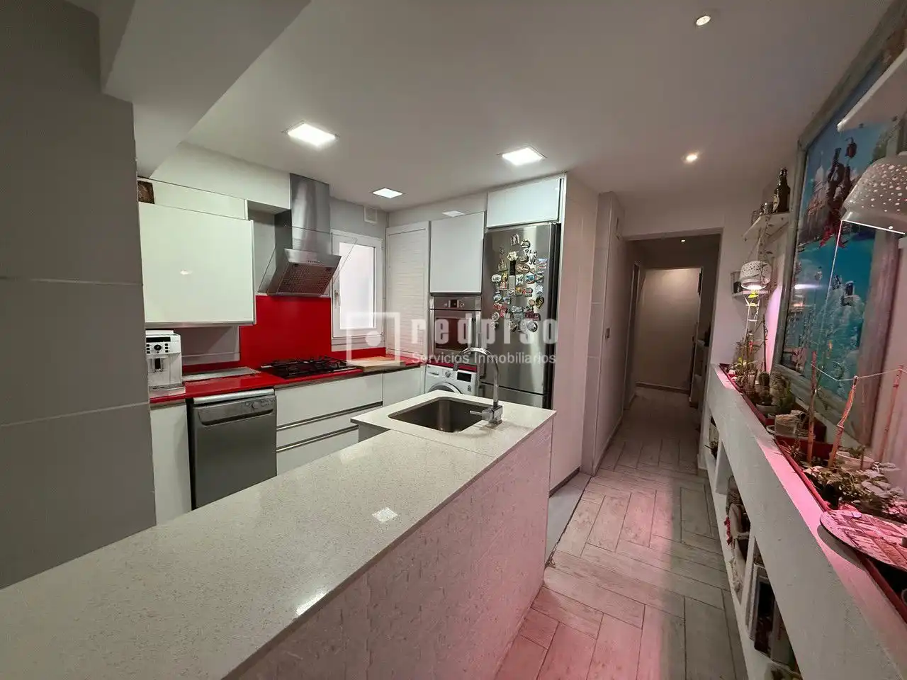 Kitchen of Flat for sale in Valencia  with Air Conditioner and Heating