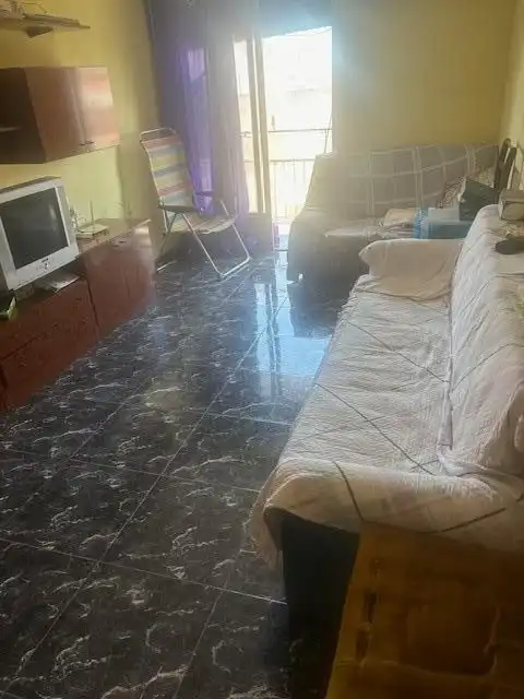 Sala de estar de Piso en venta en Elche / Elx con Amueblado y Balcón