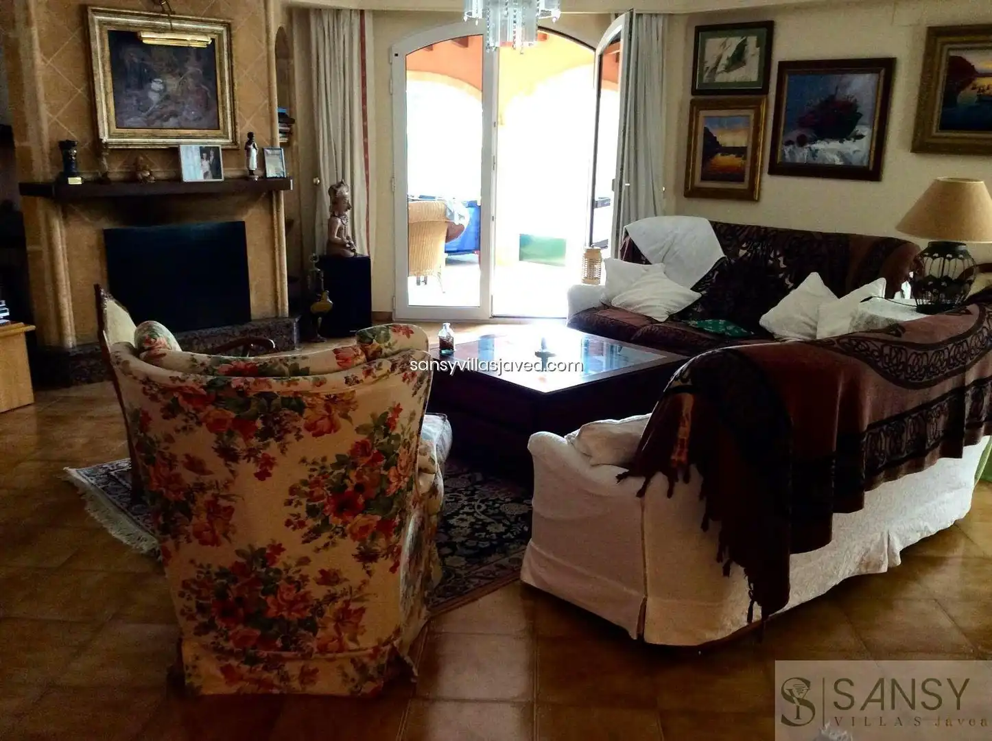 Living room of Houses for sale in Jávea / Xàbia  with Air Conditioner, Storage room and Furnished