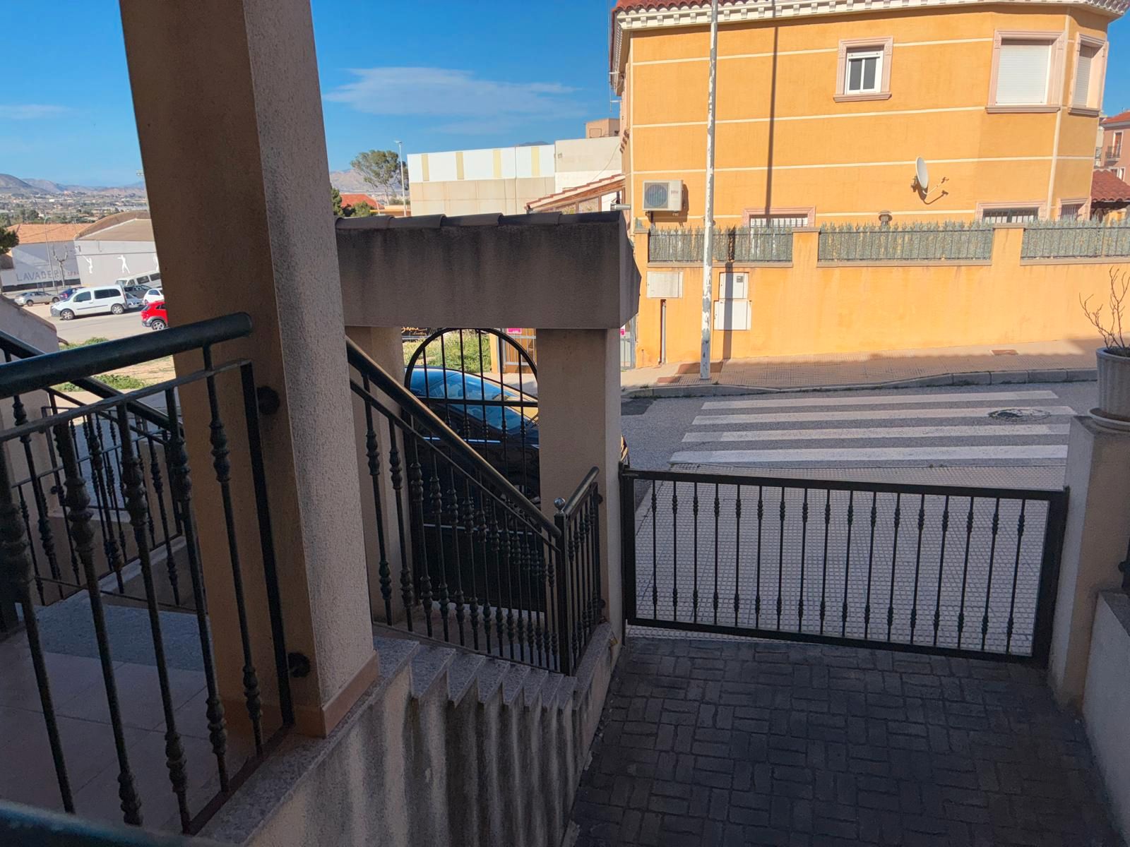 Exterior view of Single-family semi-detached for sale in Aspe  with Air Conditioner, Terrace and Balcony