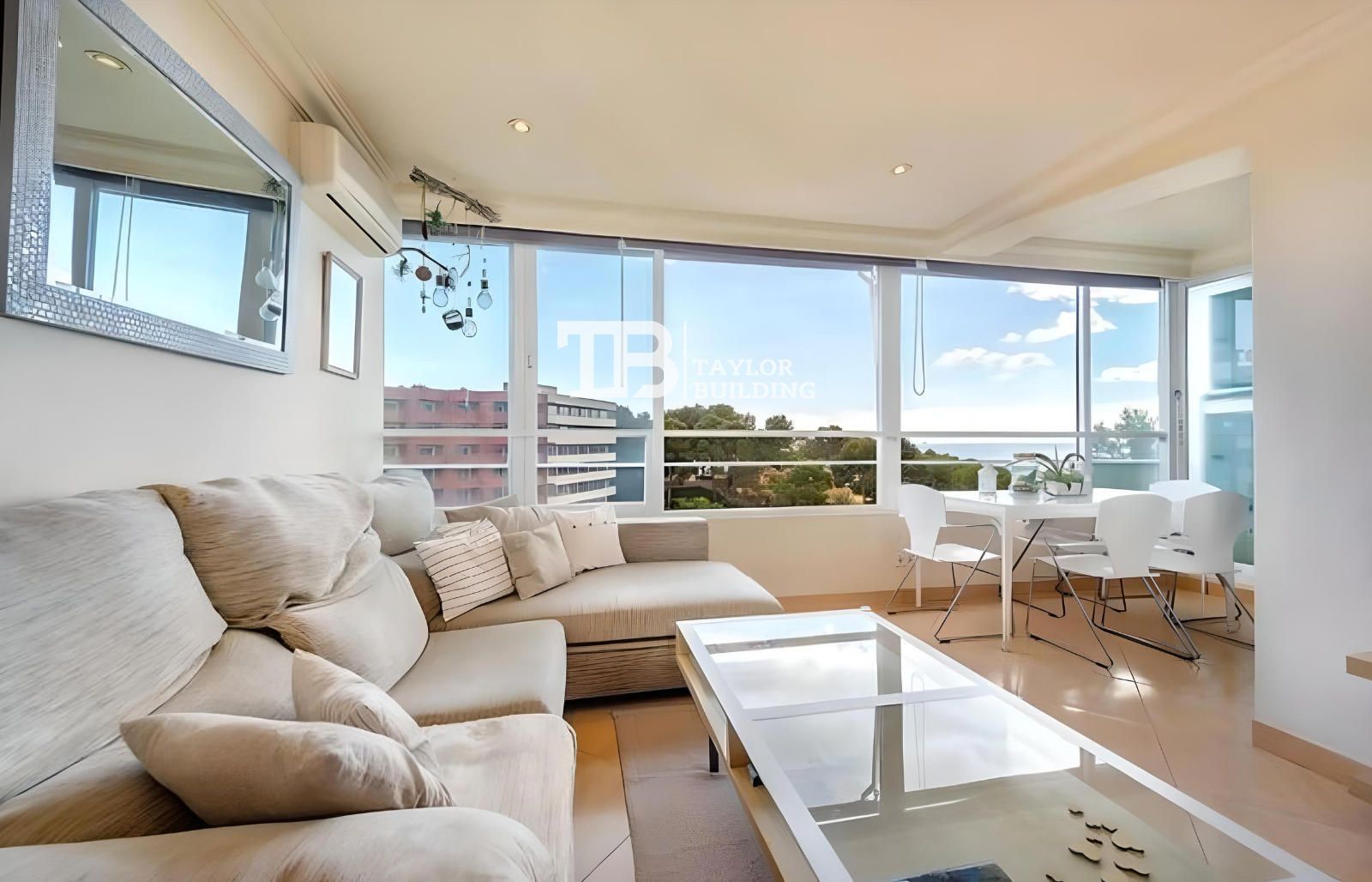 Sala d'estar de Àtic en venda en Calvià amb Aire condicionat, Calefacció i Terrassa