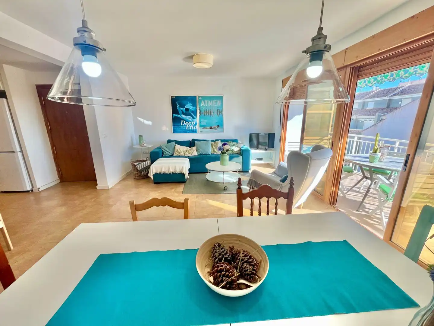 Wohnzimmer von Wohnung zum Verkauf in El Campello mit Klimaanlage, Terrasse und Balkon