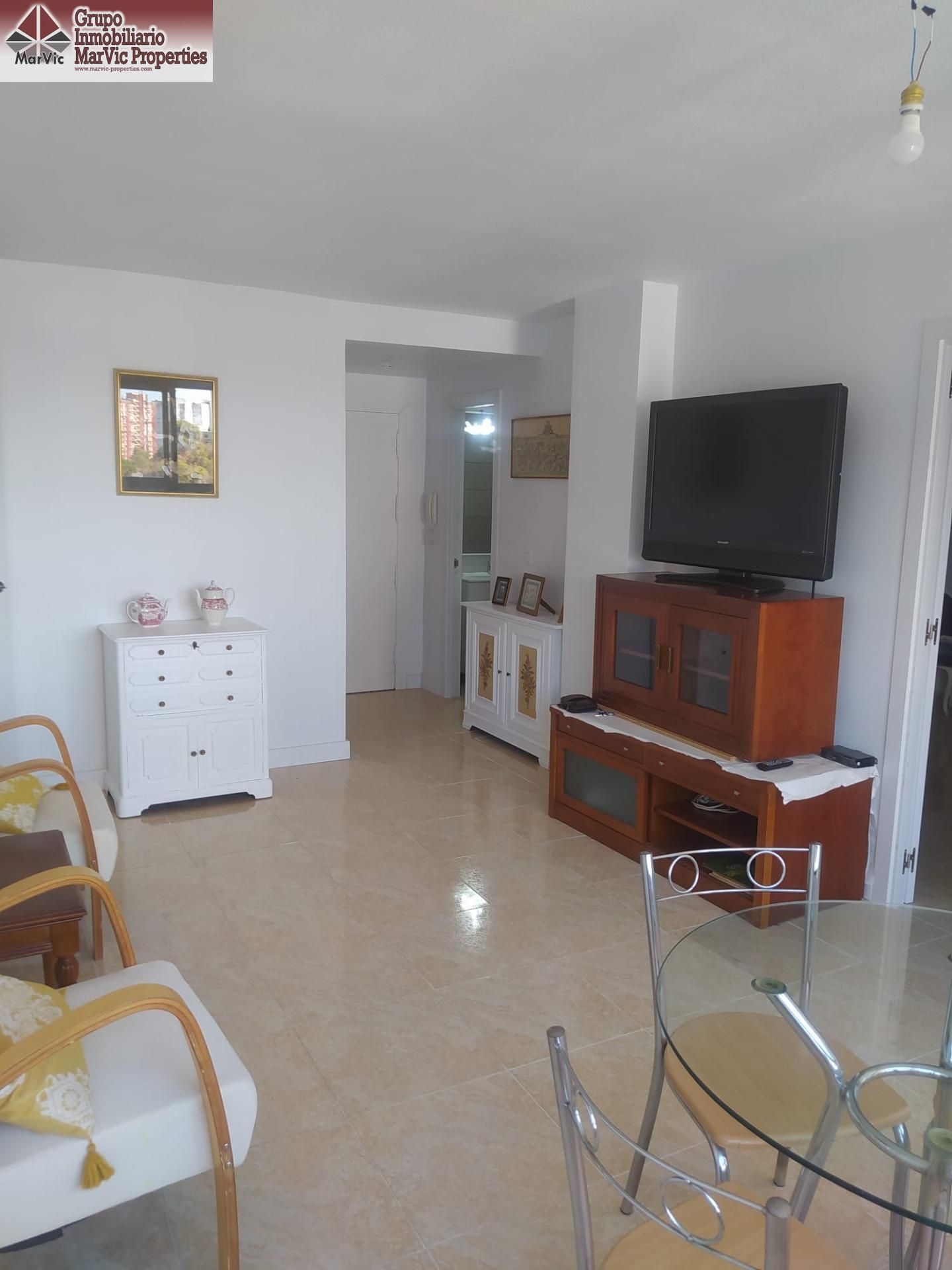 Living room of Flat for sale in Benidorm  with Private garden and Community pool