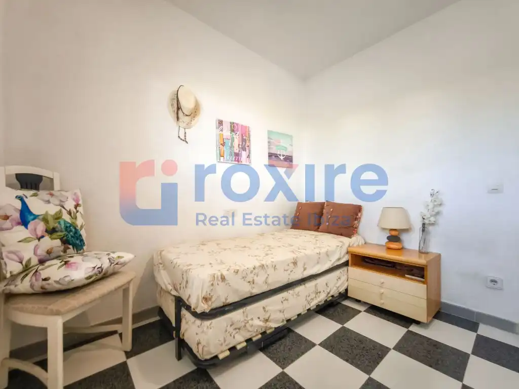Bedroom of Apartments for rent in Sant Josep de sa Talaia  with Air Conditioner, Furnished and Washing machine