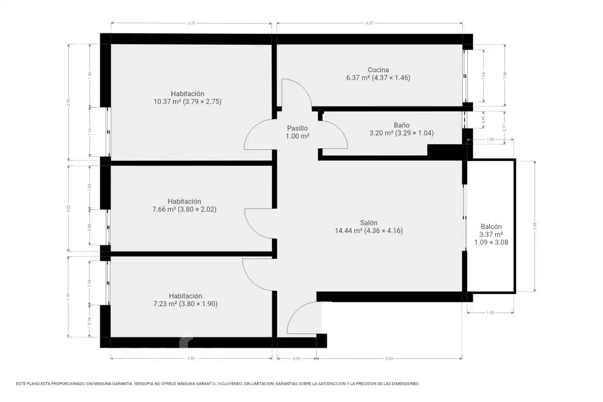 Wohnung zum Verkauf in Barcelona mit Klimaanlage, Heizung und Möbliert