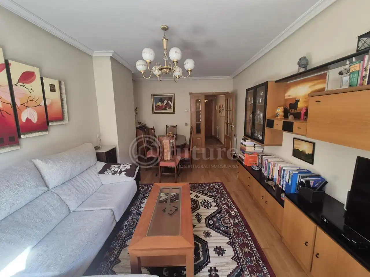 Sala de estar de Piso en venta en Salamanca con Calefacción, Trastero y Amueblado