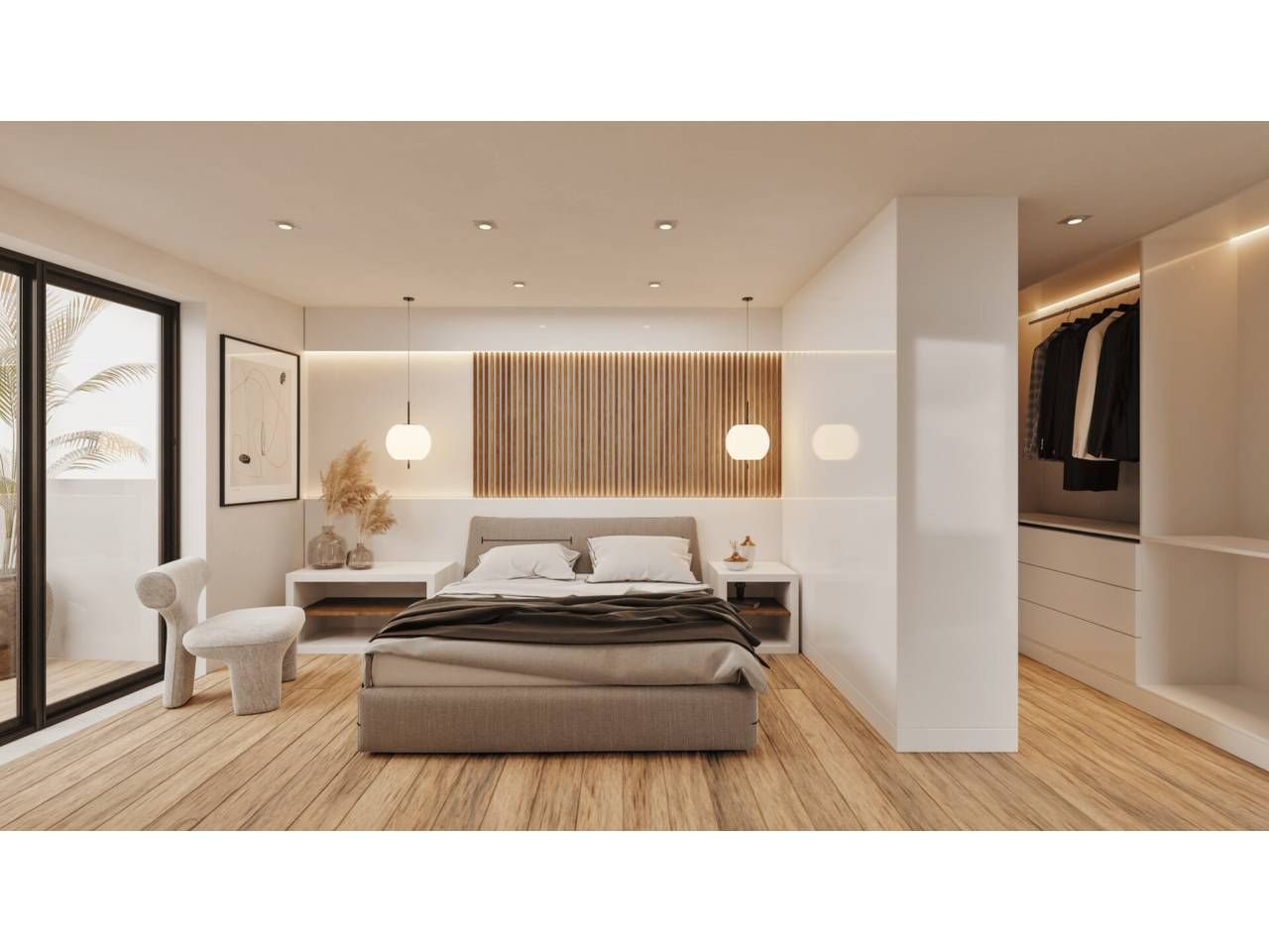 Bedroom of Flat for sale in Granollers  with Air Conditioner, Heating and Parquet flooring