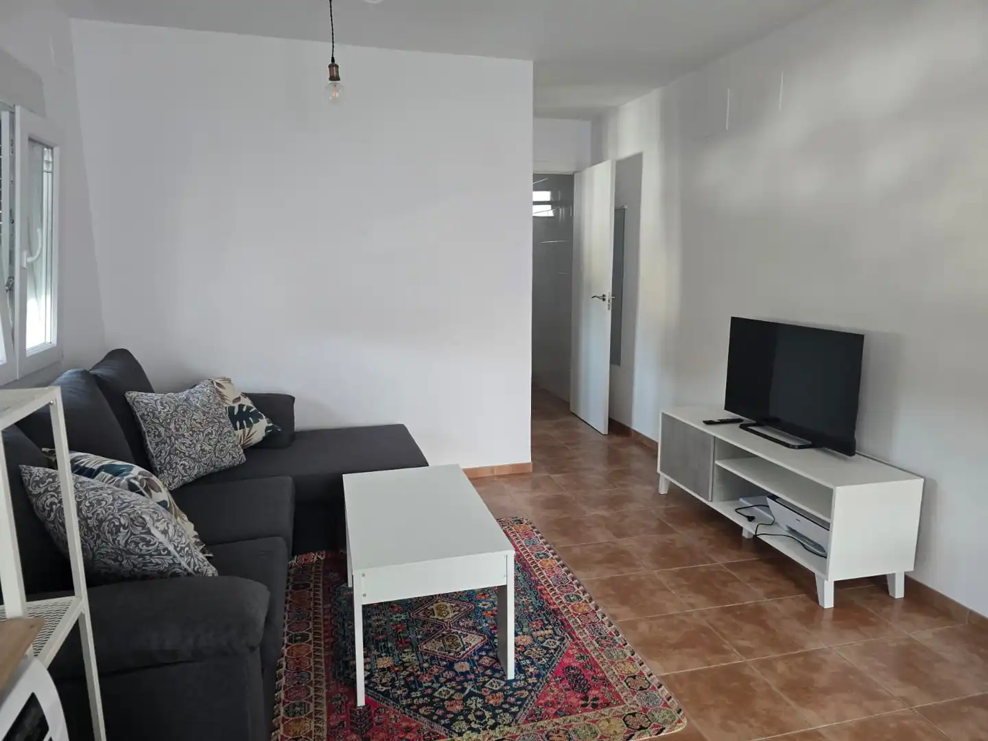 Living room of Flat for rent in El Borge  with Air Conditioner, Furnished and Pets allowed