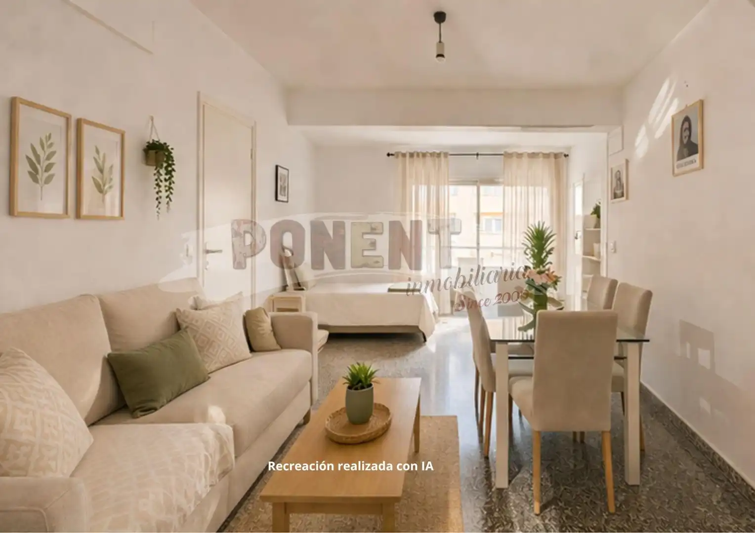 Sala de estar de Piso en venta en Eivissa con Balcón