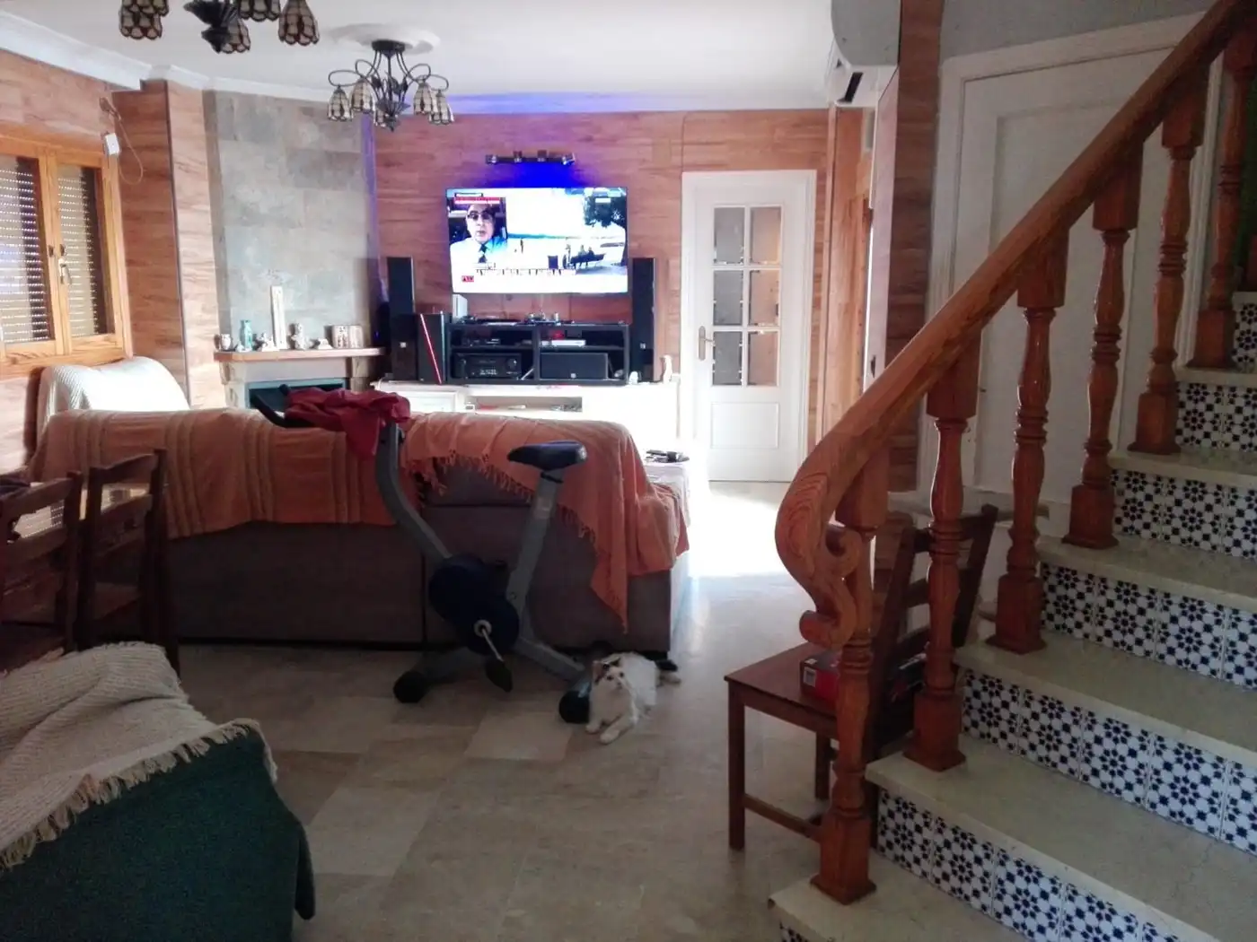 Sala de estar de Casa o chalet en venta en Alcalá de Guadaira con Aire acondicionado, Terraza y Trastero