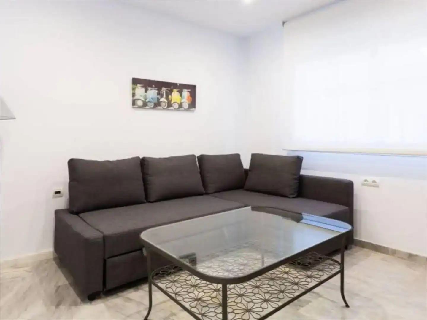 Sala de estar de Casa o chalet de alquiler en Marbella con Aire acondicionado y Piscina