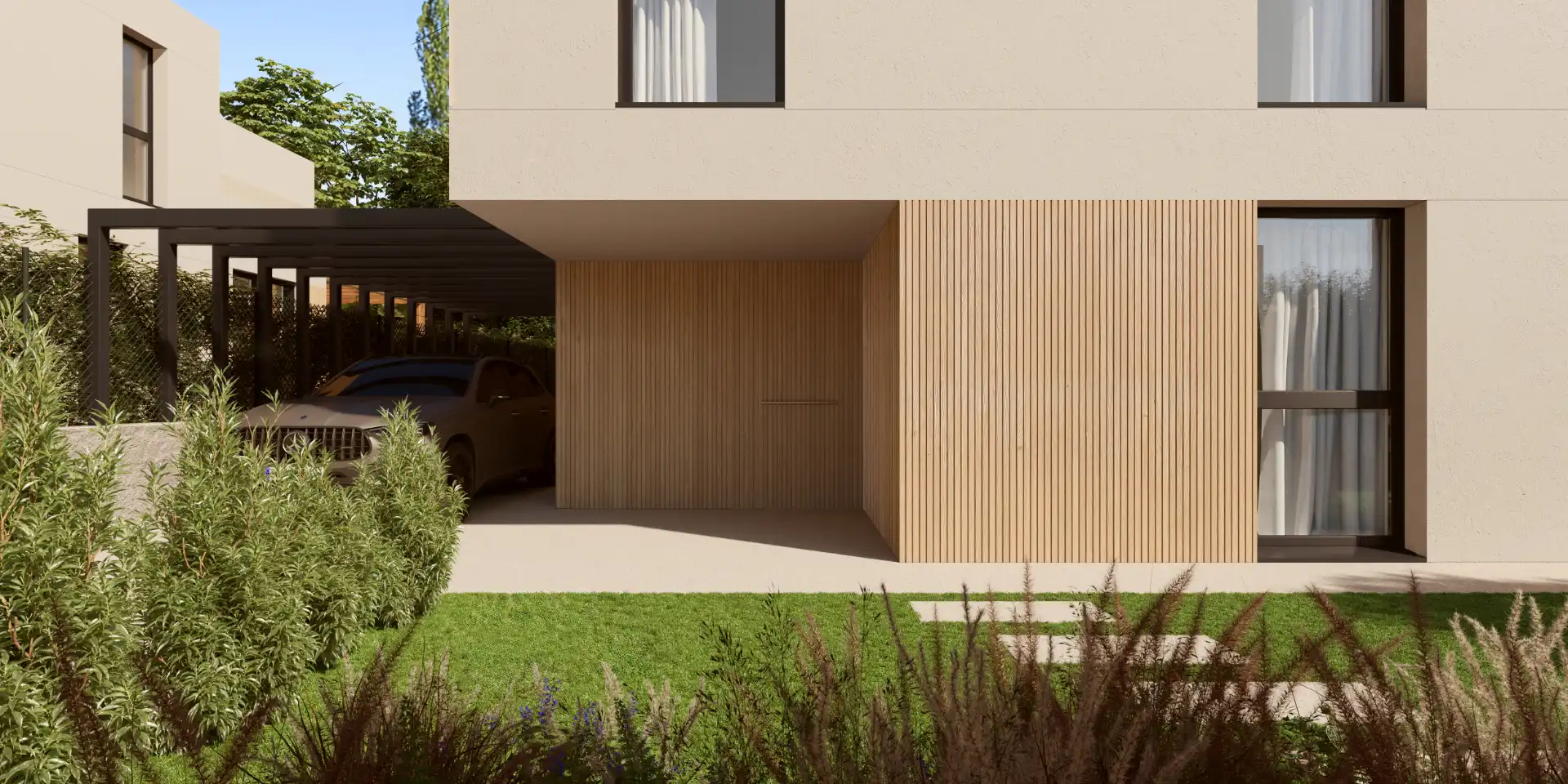 Chalet de obra nueva con piscina en venta en Rúa Juana de Vega 1, imagen 12