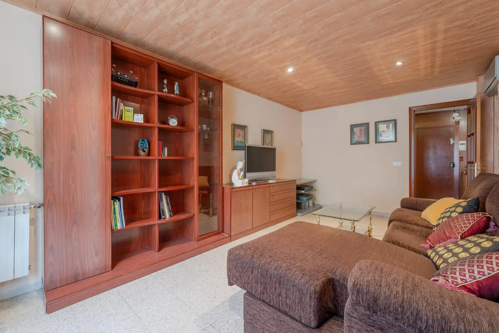 Sala d'estar de Pis en venda en Girona amb Aire condicionat, Calefacció i Traster