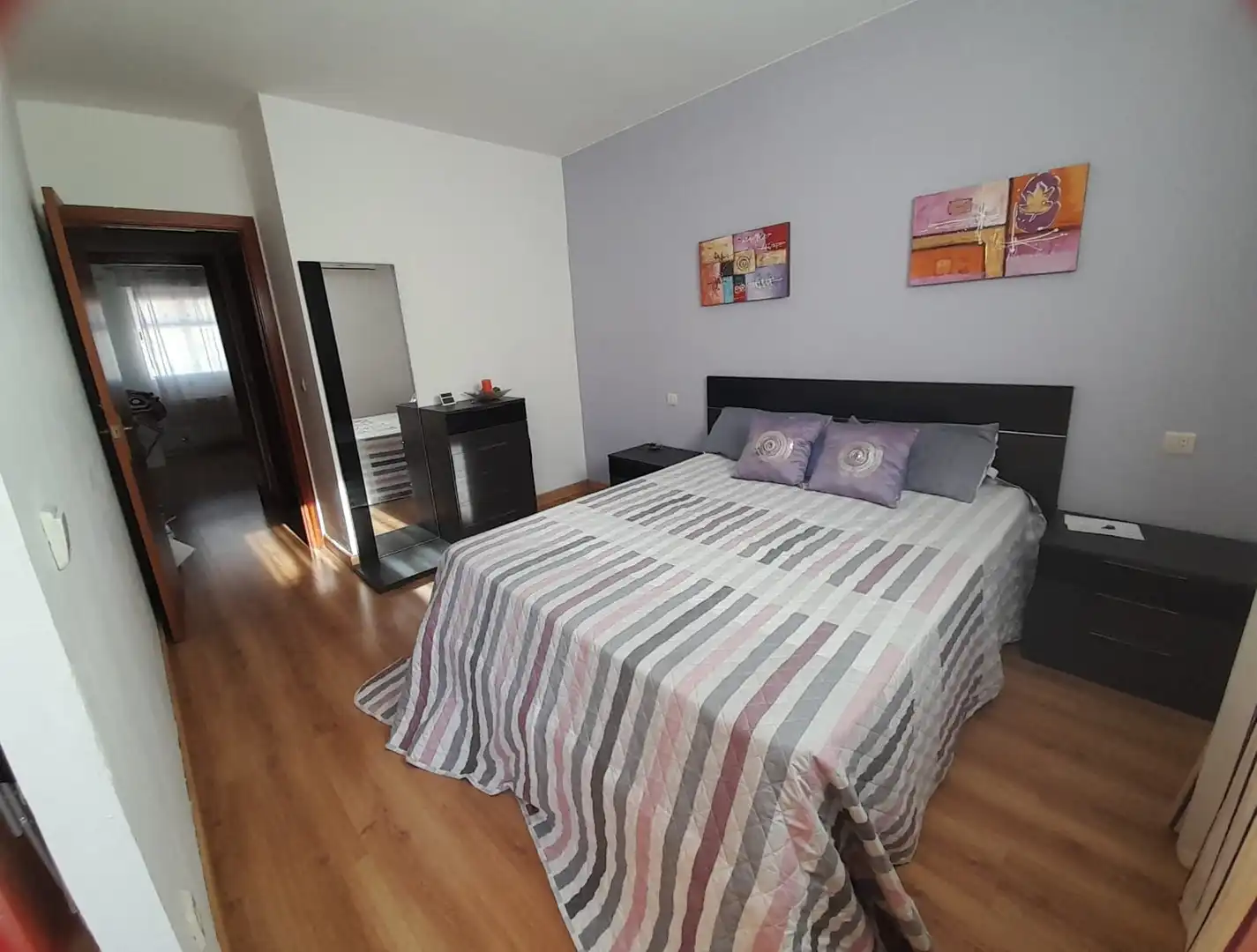 Bedroom of Flat for rent in Cáceres  with Air Conditioner, Heating and Furnished